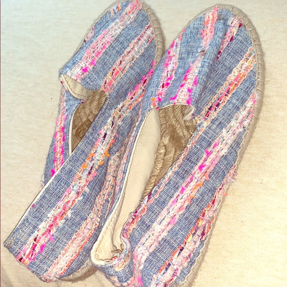 Manebi jute espadrille slip on flats